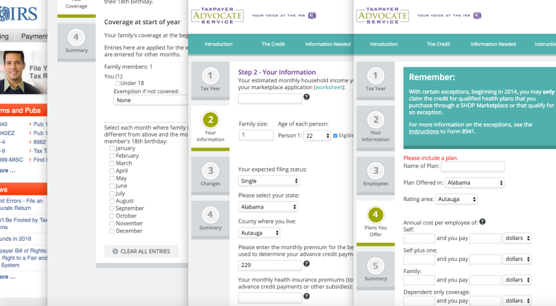 Tools for Estimating ACA Credits and Fees